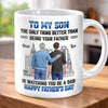 Personalized Mug – Father's Day Gifts For Son – Watching You Grow Is My Joy