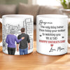 Personalized Mug – Father's Day Gifts For Son – So Proud Watching You Become A Dad