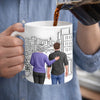 Personalized Mug – Father's Day Gifts For Son – So Proud Watching You Become A Dad