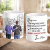 Personalized Mug – Father's Day Gifts For Son – So Proud Watching You Become A Dad