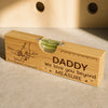 Personalized Wooden Bottle Opener With Built-in Spirit Level – Gifts For Grandpa, Dad – Dad Is Always The Answer