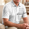 Personalized All Over Print Polo Shirt – Golf Gifts For Dad – Good Times And Tee Lines