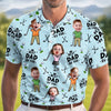 Personalized Photo All Over Print Polo Shirt – Golf Gifts For Dad – Every Round Is A New Opportunity