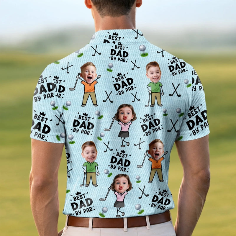 Personalized Photo All Over Print Polo Shirt – Golf Gifts For Dad – Every Round Is A New Opportunity