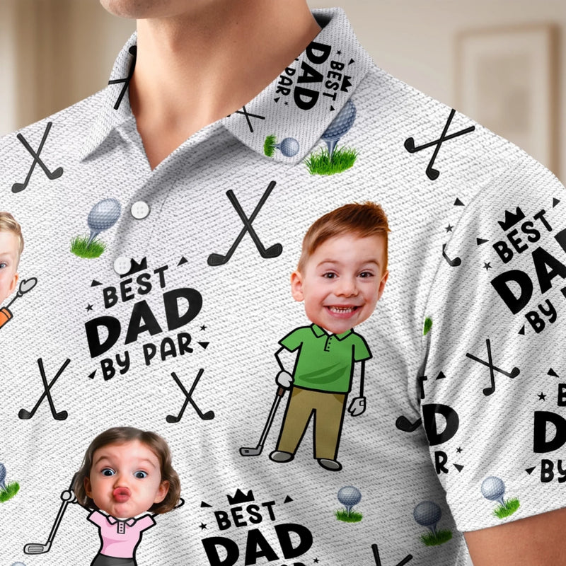 Personalized Photo All Over Print Polo Shirt – Golf Gifts For Dad – Every Round Is A New Opportunity