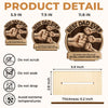 Personalized 2-Layered Wooden Plaque – Gifts For Dad, Grandpa – Greatest Dad Ever