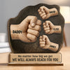 Personalized 2-Layered Wooden Plaque – Gifts For Dad, Grandpa – A Legacy Of Love