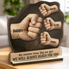 Personalized 2-Layered Wooden Plaque – Gifts For Dad, Grandpa – A Legacy Of Love