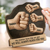 Personalized 2-Layered Wooden Plaque – Gifts For Dad, Grandpa – A Legacy Of Love