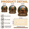 Personalized 2-Layered Wooden Plaque – Gifts For Dad, Grandpa – Grandpa And Dad Forever Loved