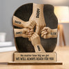 Personalized 2-Layered Wooden Plaque – Gifts For Dad, Grandpa – Dad And Grandpa Our Pride