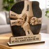 Personalized 2-Layered Wooden Plaque – Gifts For Dad, Grandpa – Dad And Grandpa Our Pride