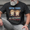 Personalized T-shirt, Hoodie – Gifts For Dad, Grandpa – No Returns Or Refunds