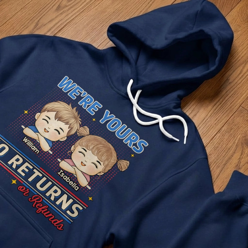 Personalized T-shirt, Hoodie – Gifts For Dad, Grandpa – No Returns Or Refunds
