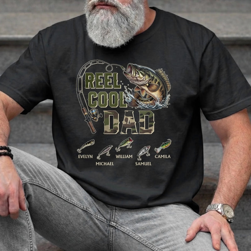 Personalized T-shirt, Hoodie – Gifts For Dad, Grandpa – Reel Men Fish