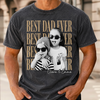 Personalized Photo Washed Cotton T-shirt – Gifts For Dad, Grandpa – Dad Makes Every Moment Better
