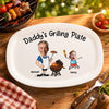 Personalized Grilling Plate – BBQ Gift For Dad – Daddy’s Grill Station