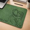Personalized Photo Desk Mat - Gifts For Dad, Grandpa - Dad’s Love Holds Us Together