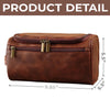 Personalized Leather Toiletry Bag – Father’s Day Gift For Dad – We Love You