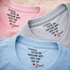 Personalized Inside Neck Print T-Shirt - Funny Anniversary Gift – You’re Awesome
