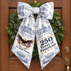 Personalized America 250th Anniversary – Decorative Sash – Gifts For Family Members – Built On Freedom & Faith