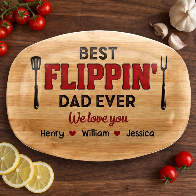 Personalized Platter – Father's Day Gifts For Dad, Grandpa – Smoke Meat Enjoy Life