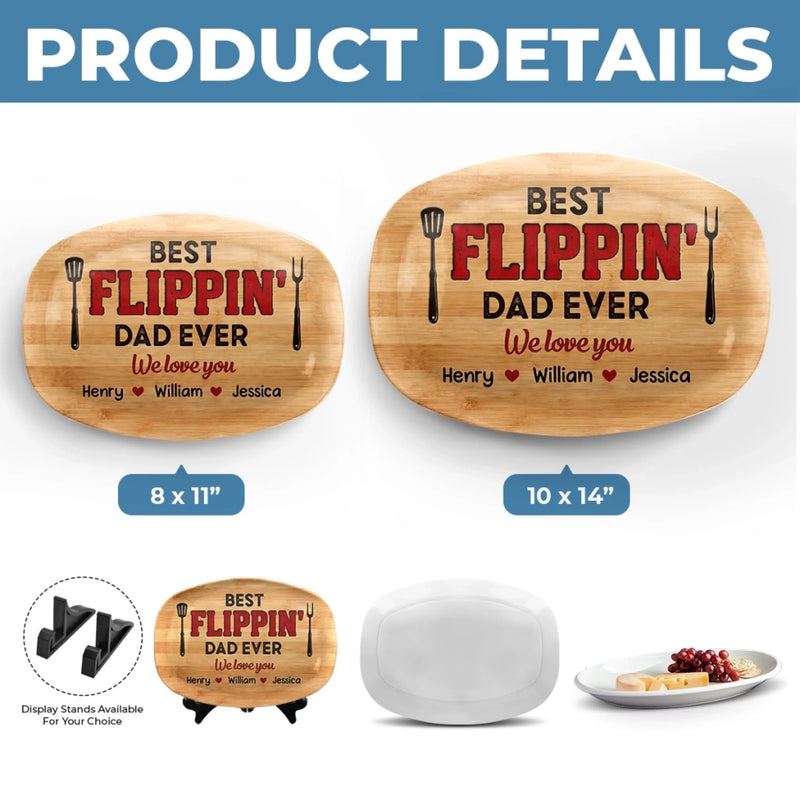 Personalized Platter – Father's Day Gifts For Dad, Grandpa – Smoke Meat Enjoy Life