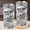 Personalized 3D Inflated Effect Printed Tumbler – Birthday Gifts For Dad, Grandpa – Strong Coffee, Strong Dad