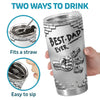 Personalized 3D Inflated Effect Printed Tumbler – Birthday Gifts For Dad, Grandpa – Strong Coffee, Strong Dad
