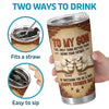 Personalized 3D Effect Printed Tumbler – Birthday Gifts For Son – My Son My Forever Pride