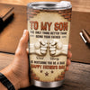 Personalized 3D Effect Printed Tumbler – Birthday Gifts For Son – My Son My Forever Pride