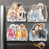 Personalized Photo Acrylic Fridge Magnet – Gifts For Women, Besties, Sisters, BFF – Friends Forever, No Matter What