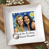 Personalized Photo Jewelry Dish – Gifts For Women, Besties, Sisters, BFF – Treasured Moments, Timeless Friendship