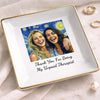 Personalized Photo Jewelry Dish – Gifts For Women, Besties, Sisters, BFF – Treasured Moments, Timeless Friendship