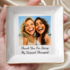 Personalized Photo Jewelry Dish – Gifts For Women, Besties, Sisters, BFF – My Favorite Weirdo