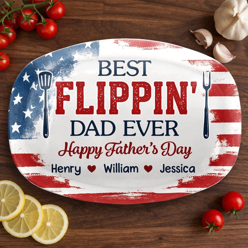 Personalized Platter – Father's Day Gifts For Dad, Grandpa – Home Cooked Happiness