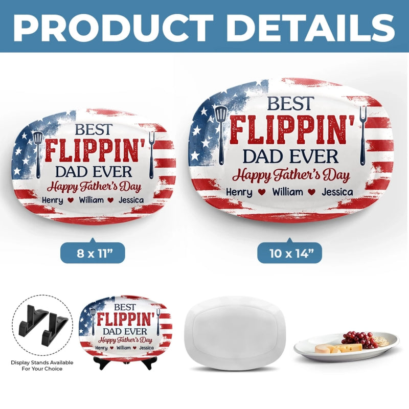 Personalized Platter – Father's Day Gifts For Dad, Grandpa – Home Cooked Happiness