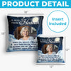 Personalized Photo Pillow – Memorial Gift For Loss Of Mom, Dad – Forever Remembered