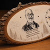 Personalized Wooden Clock – Meaningful Memorial Gift – Forever Remembered, Forever Loved