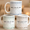 Personalized Mug – Golf Gifts For Dad, Grandpa – Golf More Worry Less