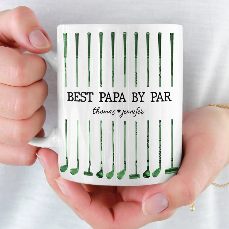 Personalized Mug – Golf Gifts For Dad, Grandpa – Golf More Worry Less