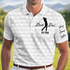 Personalized Polo Shirt – Golf Gifts For Dad, Grandpa – Born To Golf Forced To Work