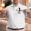 Personalized Polo Shirt – Golf Gifts For Dad, Grandpa – Born To Golf Forced To Work