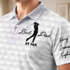 Personalized Polo Shirt – Golf Gifts For Dad, Grandpa – Born To Golf Forced To Work