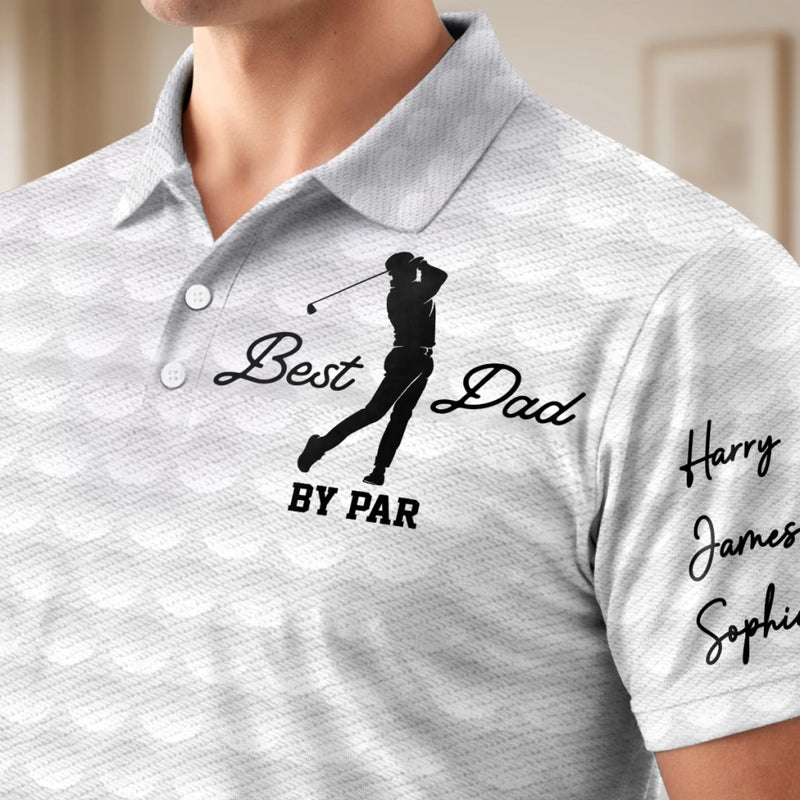 Personalized Polo Shirt – Golf Gifts For Dad, Grandpa – Born To Golf Forced To Work