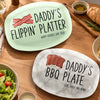 Personalized Platter – Birthday Gifts For Dad, Grandpa – Dad Serves Love Daily
