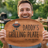 Personalized Platter – Birthday Gifts For Dad, Grandpa – Dad Serves Love Daily