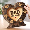 Personalized 2-Layered Wooden Plaque – Gifts For Dad, Grandpa – Dad Is My Everyday Hero