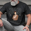 Personalized Photo T-shirt, Hoodie – Gifts For Dad, Grandpa – Dad Is The Heart Of Home