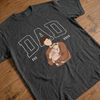 Personalized Photo T-shirt, Hoodie – Gifts For Dad, Grandpa – Dad Is The Heart Of Home